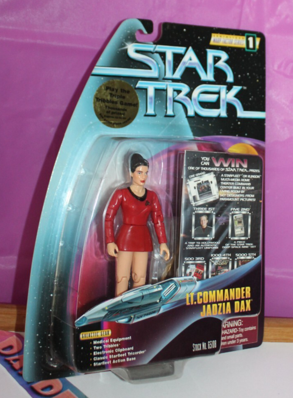 Playmates Star Trek 10th Anniv Lt. Com Jadzia Dax Serialized S1 Warp Factor Toy